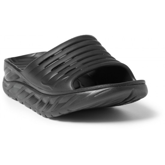 Hoka ORA Recovery Slides Black/Black Women Hoka ORA Recovery Slides Black/Black Women