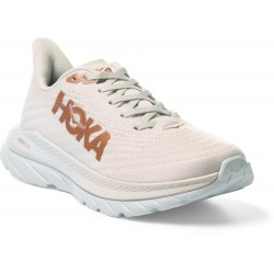 Hoka Mach 5 Road Running Shoes White/Copper Women