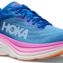 Hoka Bondi 8 Road Running Shoes Coastal Sky/All Aboard Women