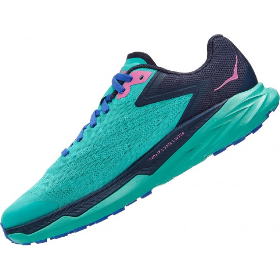 Hoka Zinal Trail Running Shoes Atlantis/Outer Space Women