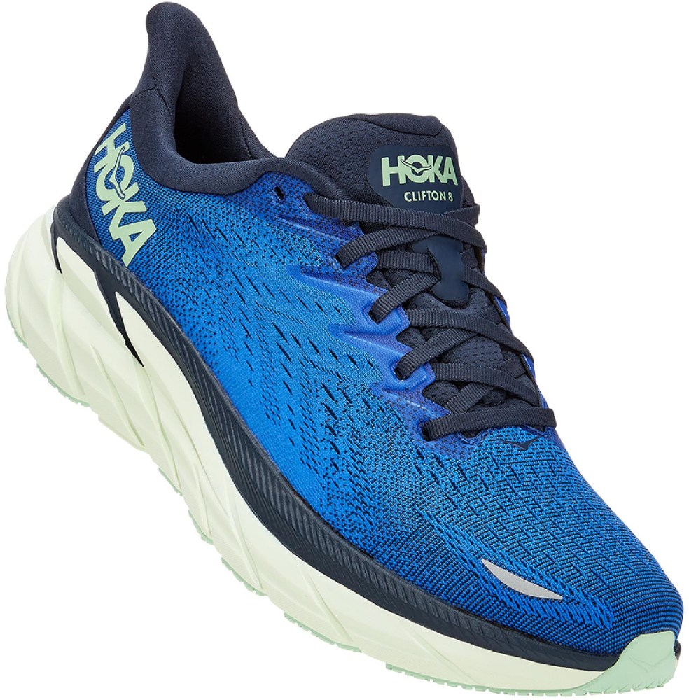 Hoka Clifton 8 Road Running Shoes Dazzling Blue/Outer Space Men Hoka Clifton 8 Road Running Shoes Dazzling Blue/Outer Space Men