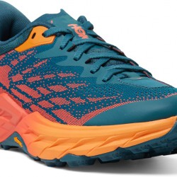 Hoka Speedgoat 5 Trail Running Shoes Blue Coral/Camellia Women