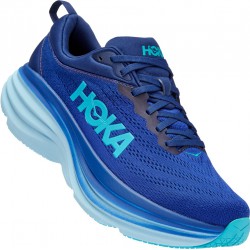 Hoka Bondi 8 Road Running Shoes Bellwether Blue/Bluing Men