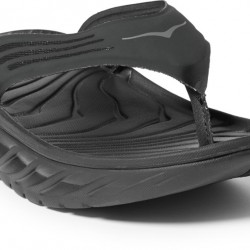 Hoka ORA Recovery Flip Flops Black/Dark Gull Gray Men