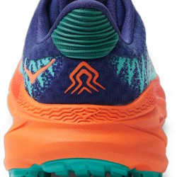 Hoka Challenger 7 Trail Running Shoes Ceramic/Vibrant Orange Women
